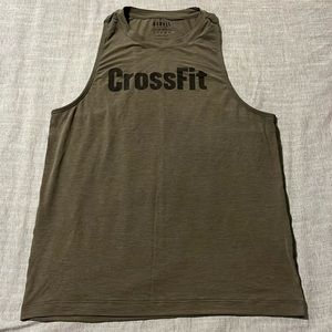 NOBULL women’s CrossFit high neck tank. Army green. Size small. NWOT.